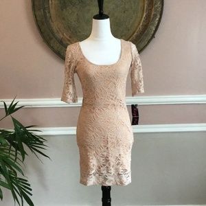 Reign On lace open back dress